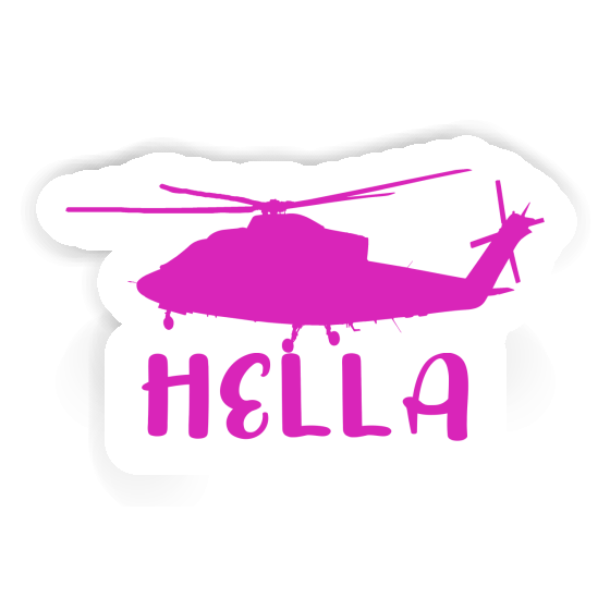 Hella Autocollant Hélicoptère Notebook Hella Autocollant Hélicoptère Gift package Image