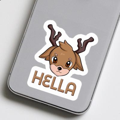 Autocollant Tête de cerf Hella Notebook Autocollant Tête de cerf Hella Gift package Image