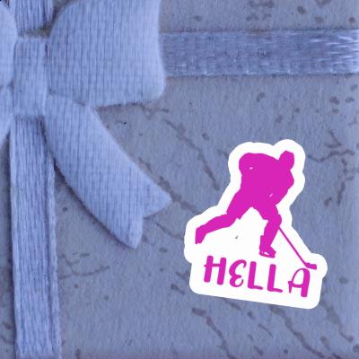 Hockey Player Sticker Hella Notebook Hockey Player Sticker Hella Notebook Image