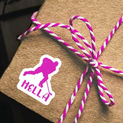 Autocollant Hella Joueuse de hockey Notebook Autocollant Hella Joueuse de hockey Gift package Image