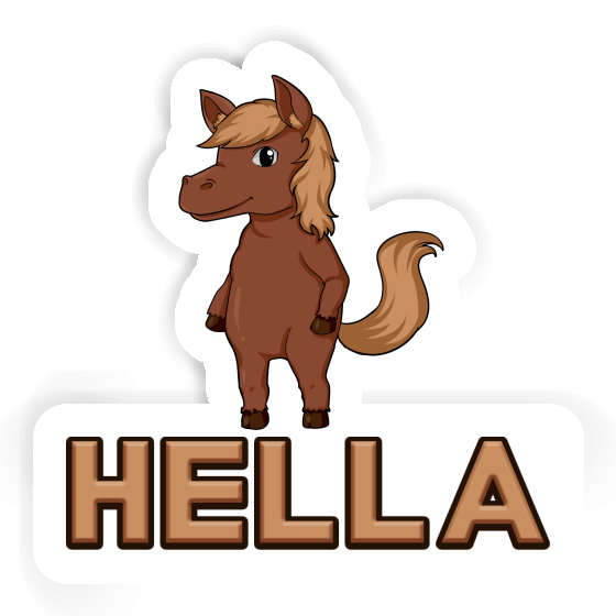 Aufkleber Hella Pferd Notebook Aufkleber Hella Pferd Gift package Image