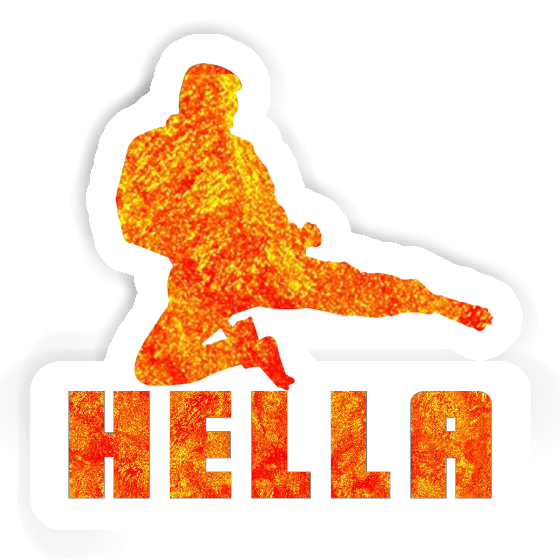 Aufkleber Karateka Hella Notebook Aufkleber Karateka Hella Gift package Image