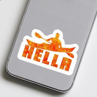 Hella Aufkleber Kajakfahrer Notebook Image
