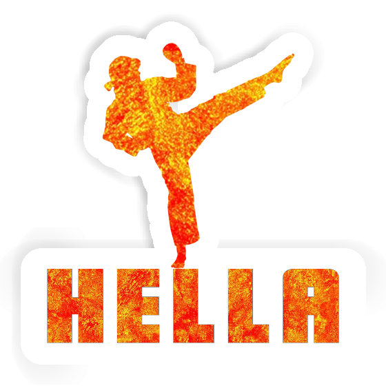 Sticker Hella Karateka Notebook Sticker Hella Karateka Notebook Image
