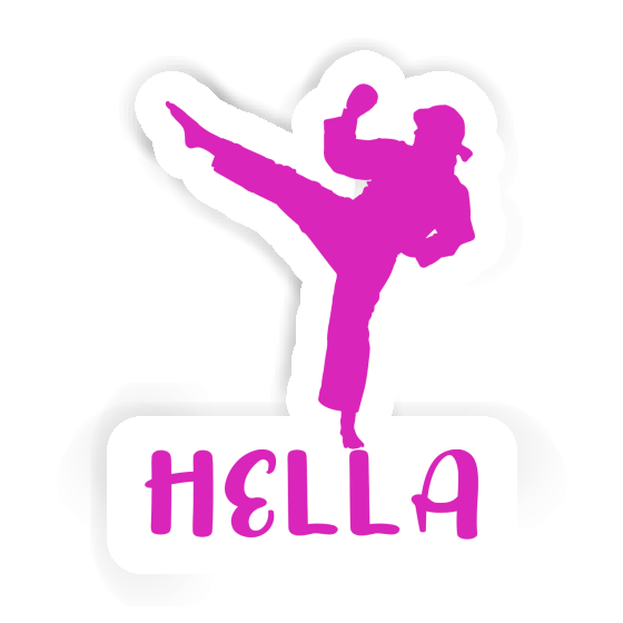 Karateka Sticker Hella Laptop Karateka Sticker Hella Laptop Image