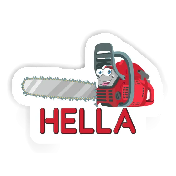 Sticker Chainsaw Hella Laptop Image
