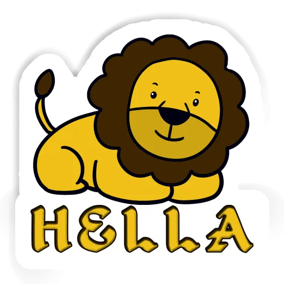 Hella Autocollant Lion Hella Autocollant Lion Image