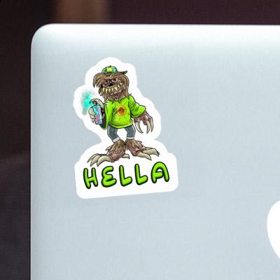 Hella Aufkleber Sprayer Notebook Image