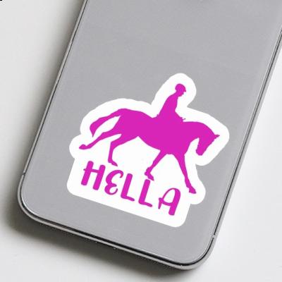 Hella Autocollant Cavalière Notebook Image