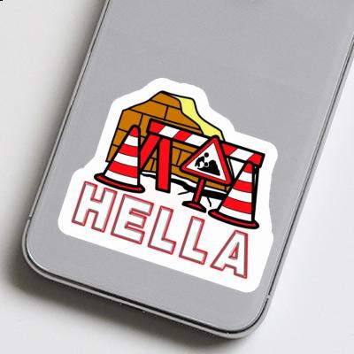 Hella Sticker Baustelle Laptop Hella Sticker Baustelle Laptop Image