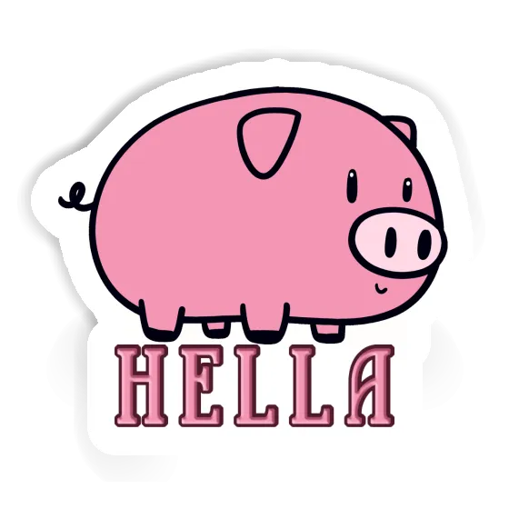 Cochon Autocollant Hella Notebook Cochon Autocollant Hella Notebook Image