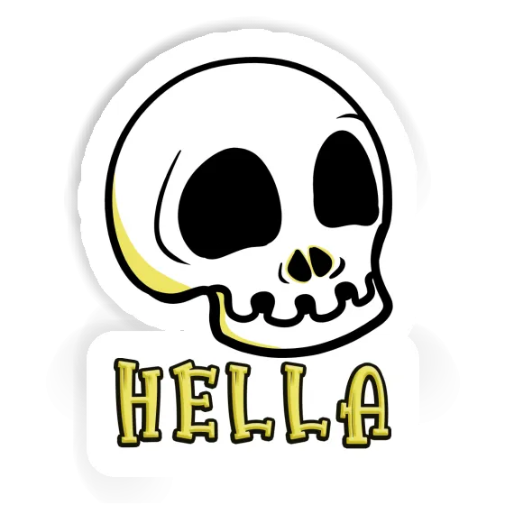 Hella Sticker Skull Notebook Hella Sticker Skull Gift package Image