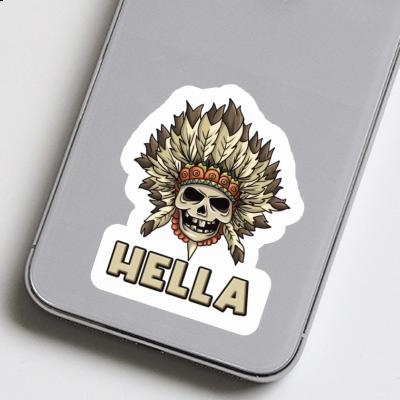 Sticker Skull Hella Notebook Sticker Skull Hella Gift package Image