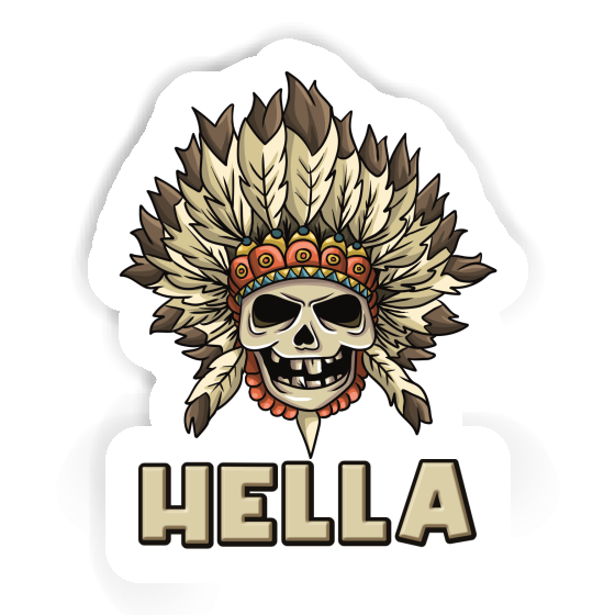 Sticker Skull Hella Sticker Skull Hella Image