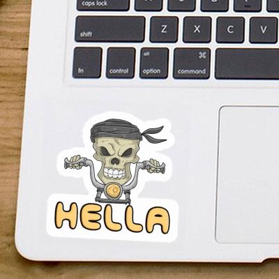 Autocollant Motocycliste Hella Laptop Image