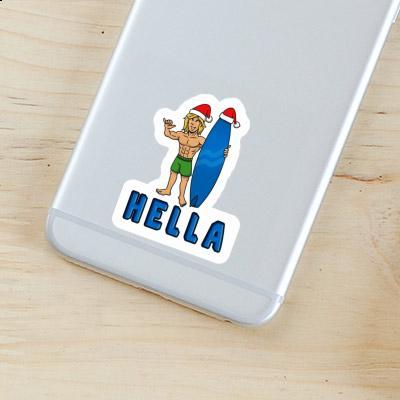 Hella Sticker Christmas Surfer Notebook Hella Sticker Christmas Surfer Gift package Image