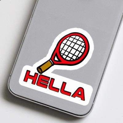 Aufkleber Tennisschläger Hella Notebook Image