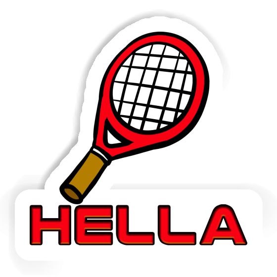 Aufkleber Tennisschläger Hella Laptop Image