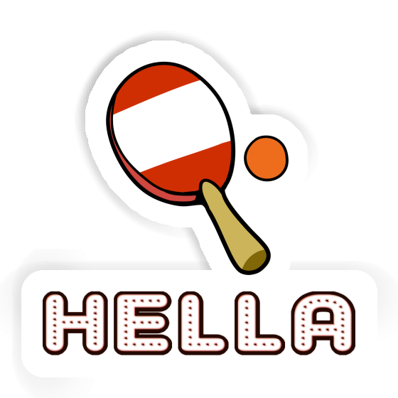 Hella Sticker Tischtennisschläger Hella Sticker Tischtennisschläger Image