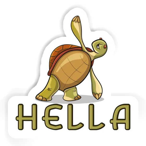Hella Sticker Turtle Notebook Image