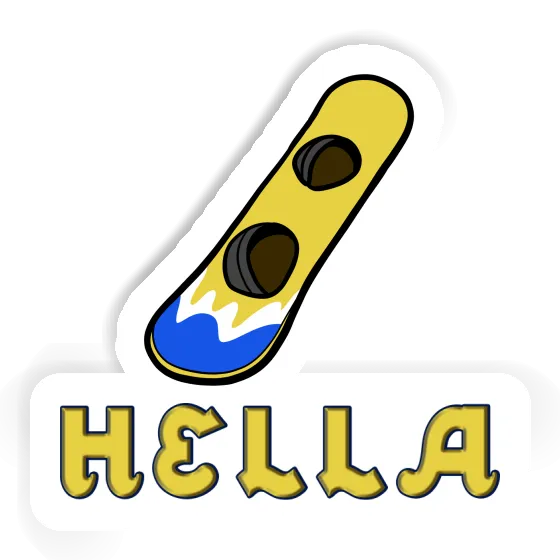 Sticker Wakeboard Hella Notebook Sticker Wakeboard Hella Gift package Image