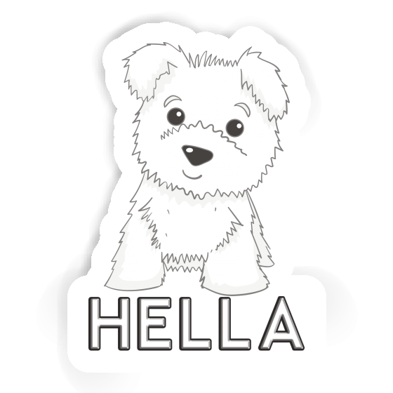 Autocollant Westie Hella Laptop Autocollant Westie Hella Laptop Image
