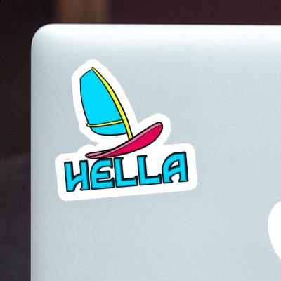 Sticker Hella Windsurfbrett Laptop Sticker Hella Windsurfbrett Laptop Image