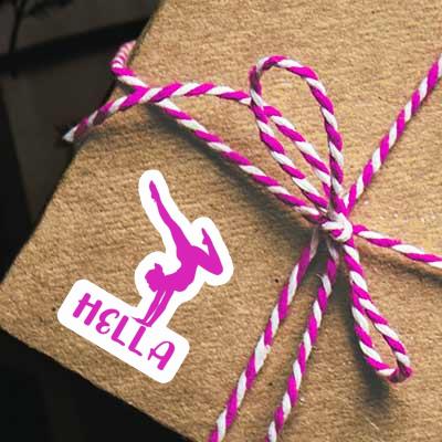 Sticker Hella Yoga Woman Sticker Hella Yoga Woman Image
