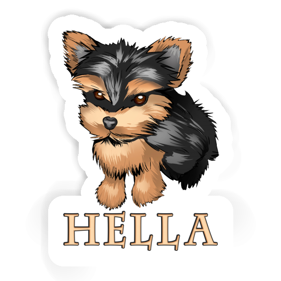 Sticker Hella Yorkshire Terrier Notebook Sticker Hella Yorkshire Terrier Gift package Image