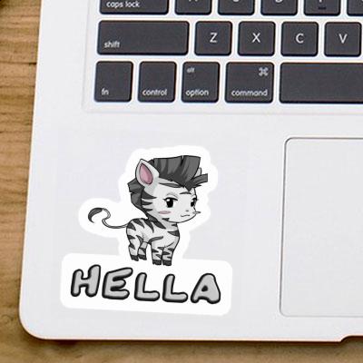 Autocollant Zèbre Hella Notebook Image