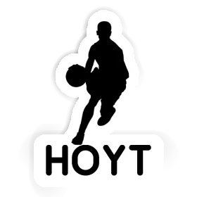 Sticker Basketballspieler Hoyt Image