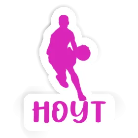 Hoyt Sticker Basketball Player Image