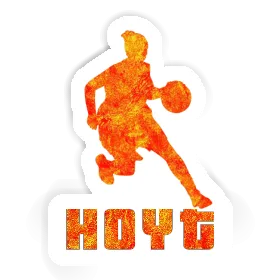 Sticker Basketballspielerin Hoyt Image