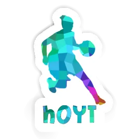 Sticker Hoyt Basketball Player Image