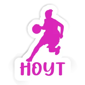 Hoyt Sticker Basketball Player Image