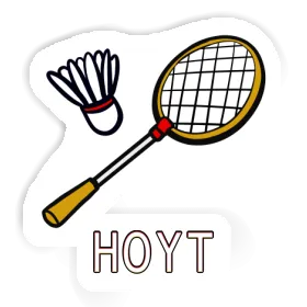 Hoyt Autocollant Raquette de badminton Image