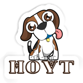 Beagle Aufkleber Hoyt Image