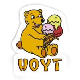 Sticker Eiscreme-Bär Hoyt Image