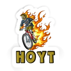 Freeride Biker Sticker Hoyt Image