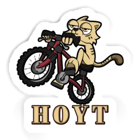Hoyt Autocollant Chat à vélo Image