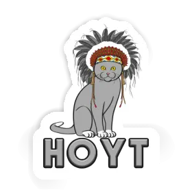 Hoyt Sticker Indianer-Katze Image