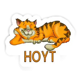 Chilling Cat Sticker Hoyt Image
