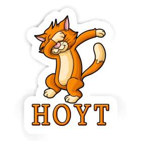 Dabbing Cat Sticker Hoyt Image