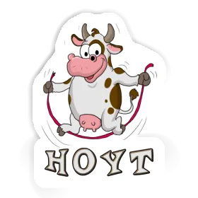 Hoyt Sticker Fitness-Kuh Image