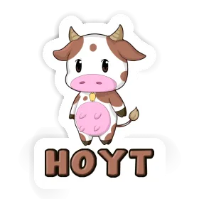 Sticker Cow Hoyt Image