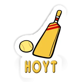 Cricket Bat Sticker Hoyt Image
