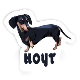 Hoyt Sticker Dachshund Image