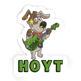 Sticker Gitarrist Hoyt Image