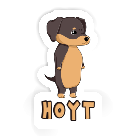 Hoyt Sticker Dachshund Image