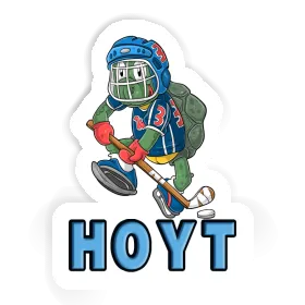Hoyt Aufkleber Eishockeyspieler Image